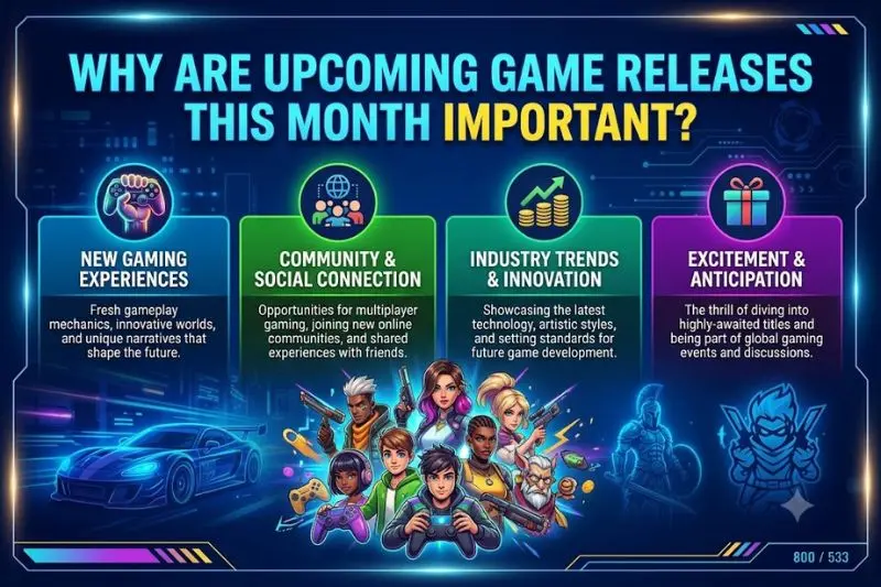why are upcoming game releases this month important