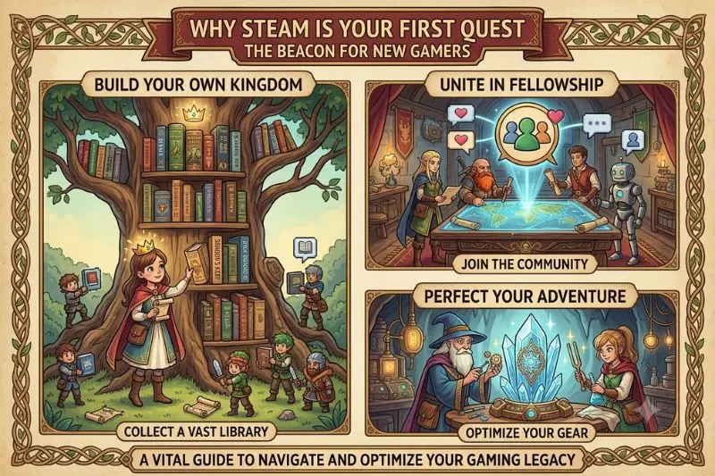 why is beginner's guide to steam for new gamers important