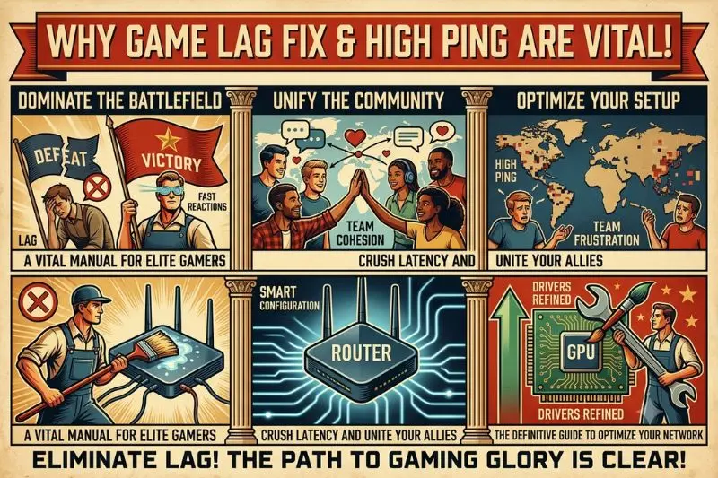 why is how to fix game lag and high ping important