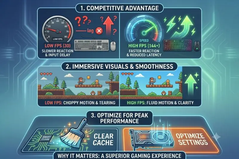 why is how to increase fps in any pc game important