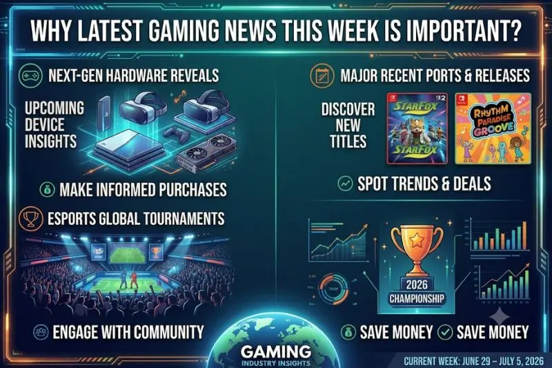 why is latest gaming news this week important