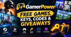 gamerpower free games, keys, codes & giveaways