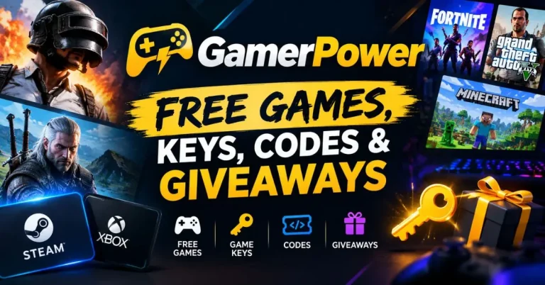 gamerpower free games, keys, codes & giveaways
