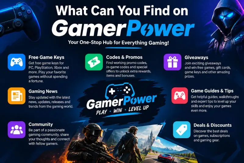 what can you find on gamerpower